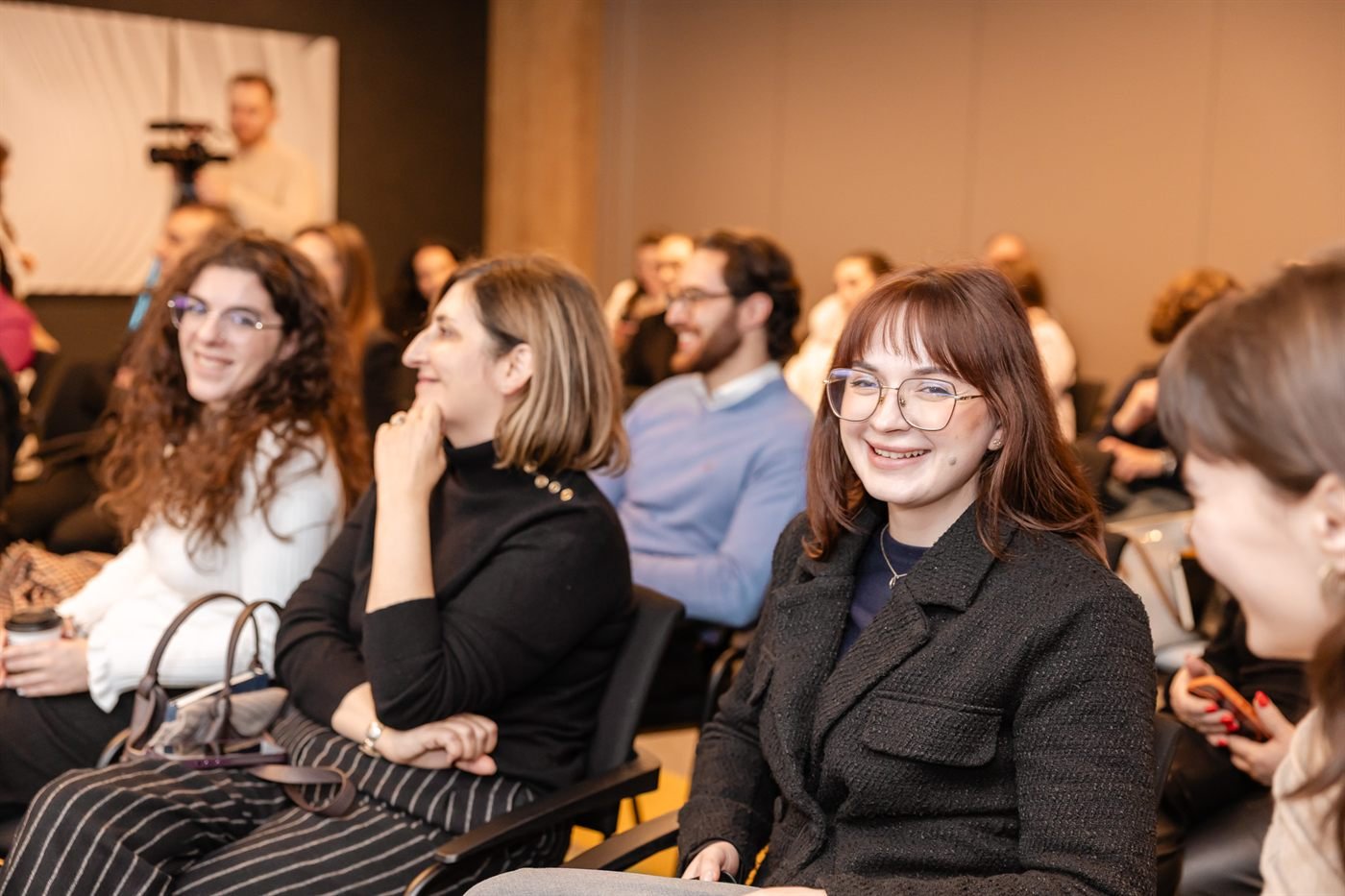 Engaged attendees during a session
