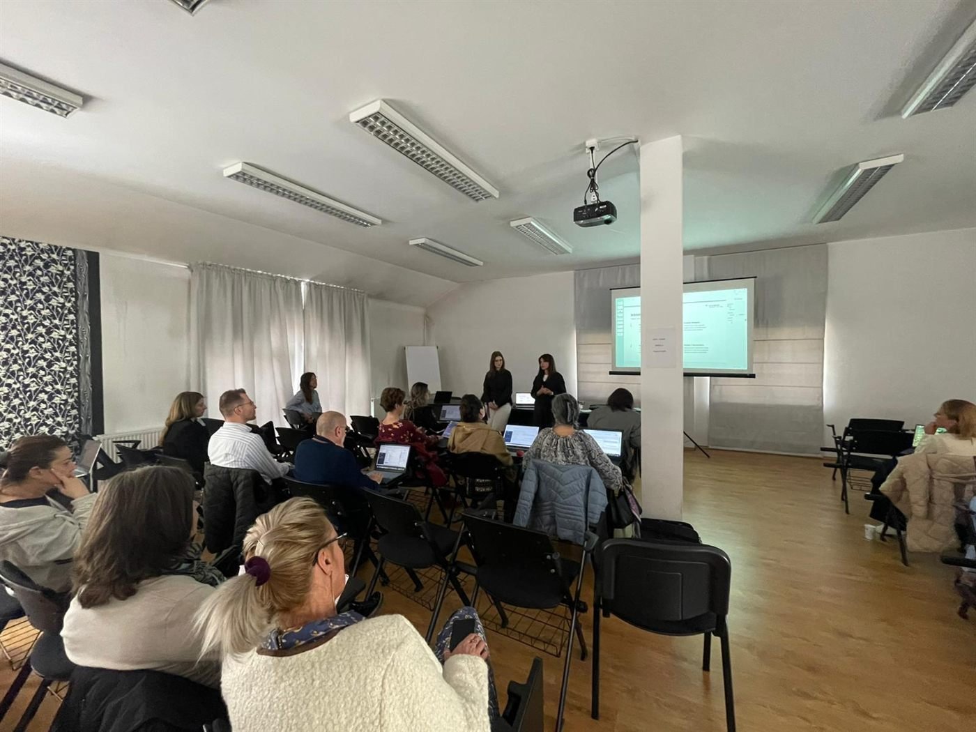 Hands-on session at a bar association
